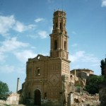 Iglesia de San Agustín en el pueblo viejo de Belchite. Crédito Turismo de Aragón