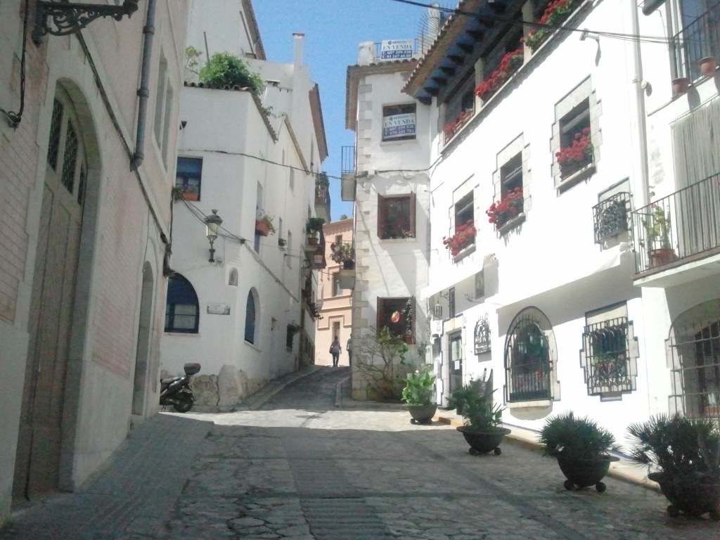 Calle típica de Sitges