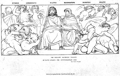 Alegoría del panteón griego