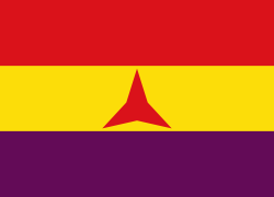 Bandera de las Brigadas Internacionales.