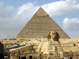 Pirámide y esfinge Crédito:sobreegipto