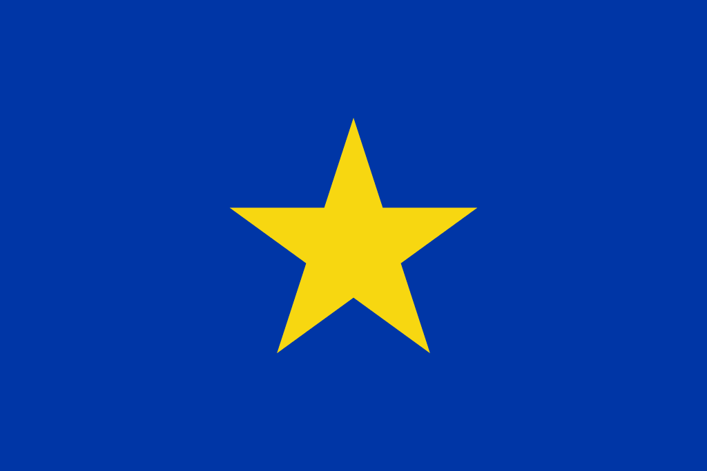bandera del congo belga