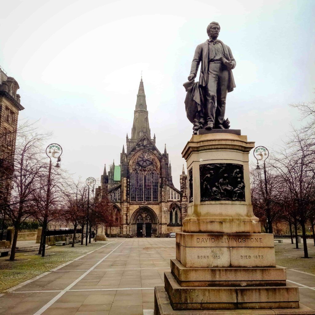 Estatua del Doctor Livingstone en Glasgow