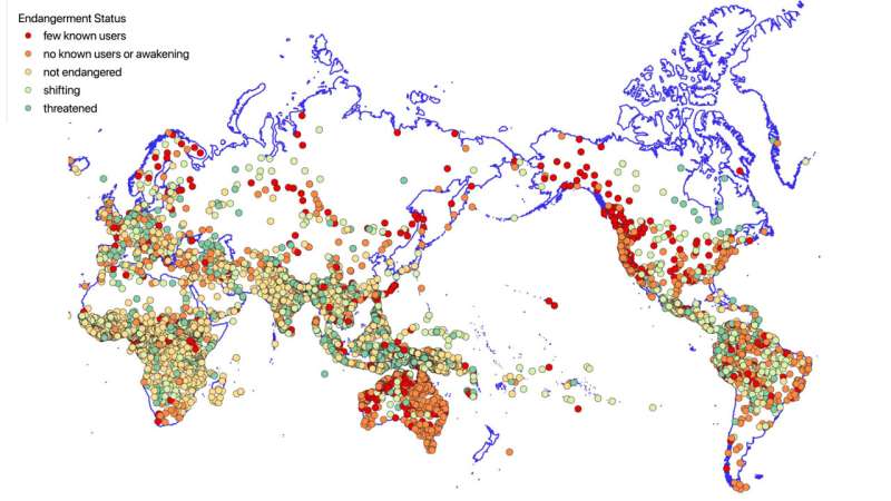 Causas de la caída de la diversidad lingüística en el mundo
