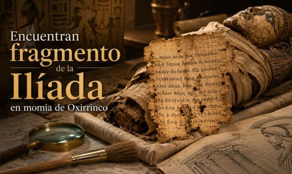 Encuentran fragmento de la Ilíada en momia de Oxirrinco