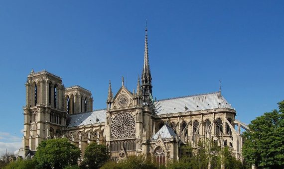 Vista Panorámica de Notre Dame de París