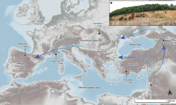 Evidencia de los primeros humanos en Europa encontrada en Ucrania